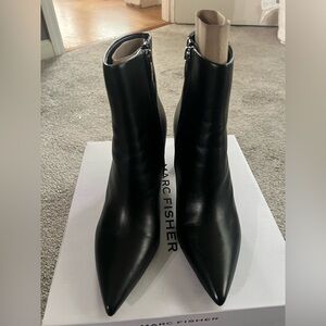 Marc Fisher Black Ankle Boots